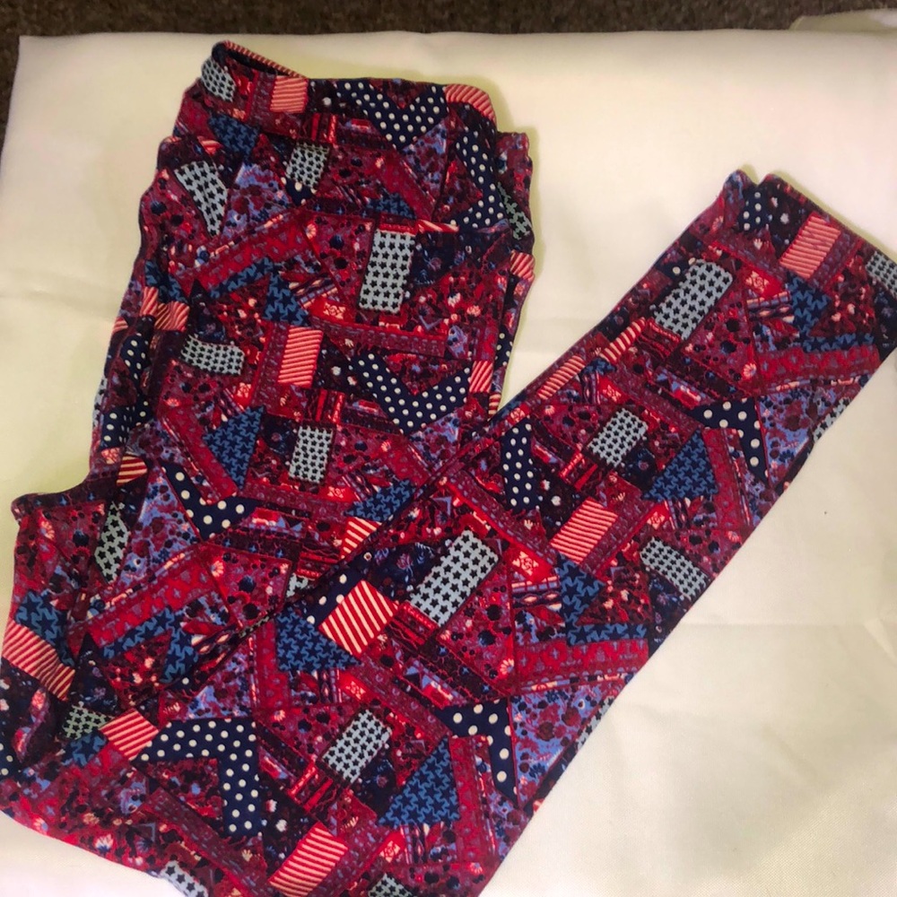 Lularoe TC Patriotic 🇺🇸 Leggings